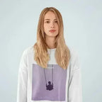 Purple Logo Sweatshirt - Soft Loose Fit Women's Top | Femstylo - SJB-DIAMOND ELITES