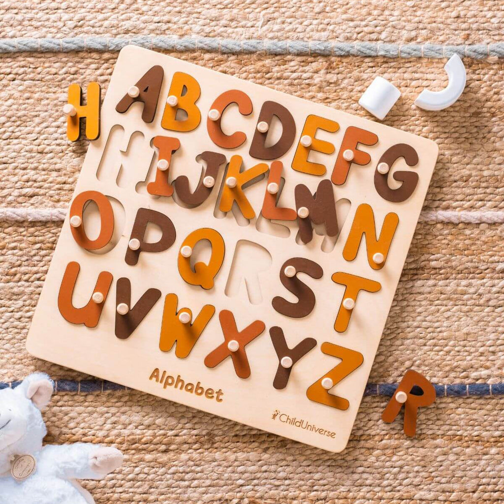 Wooden Alphabet Puzzle - SJB-DIAMOND ELITES