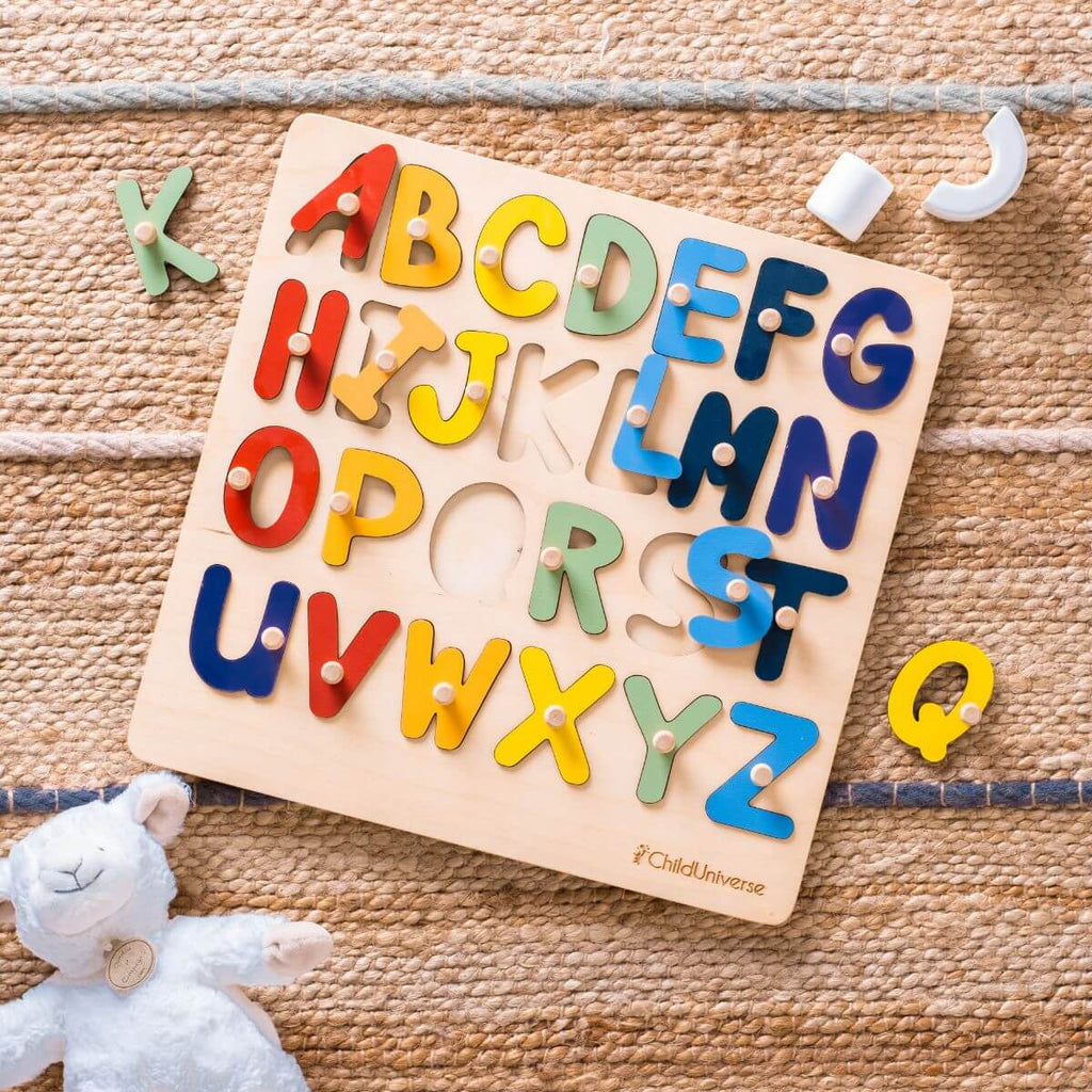 Wooden Alphabet Puzzle - SJB-DIAMOND ELITES