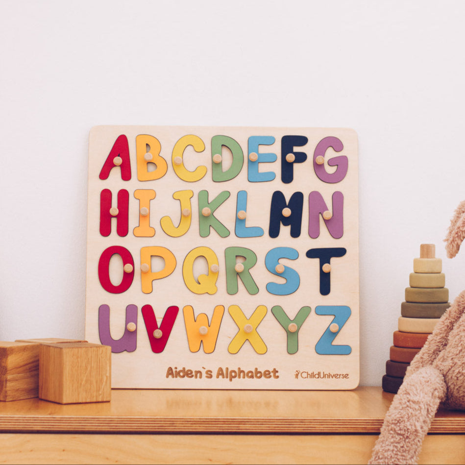 Wooden Alphabet Puzzle - SJB-DIAMOND ELITES