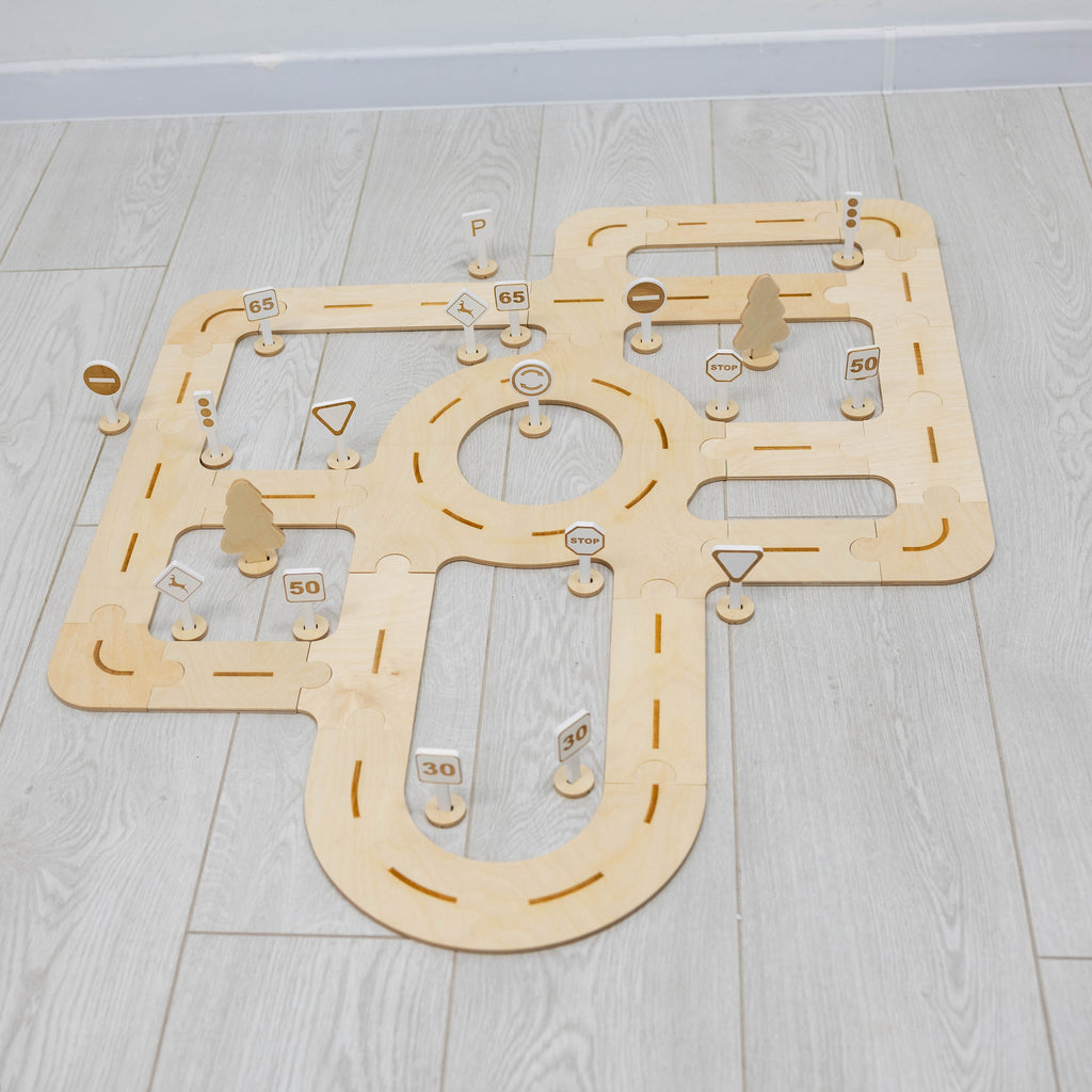 Wooden Car Track Toy - SJB-DIAMOND ELITES