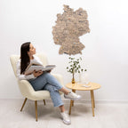 3D Germany Wooden Map Terra Enjoy The Wood