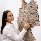 3D Germany Wooden Map Terra Enjoy The Wood