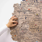 3D Germany Wooden Map Terra Enjoy The Wood
