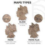 3D Germany Wooden Map Terra Enjoy The Wood