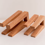 Dual Wooden Laptop Dock – Solid Wood - SJB-DIAMOND ELITES