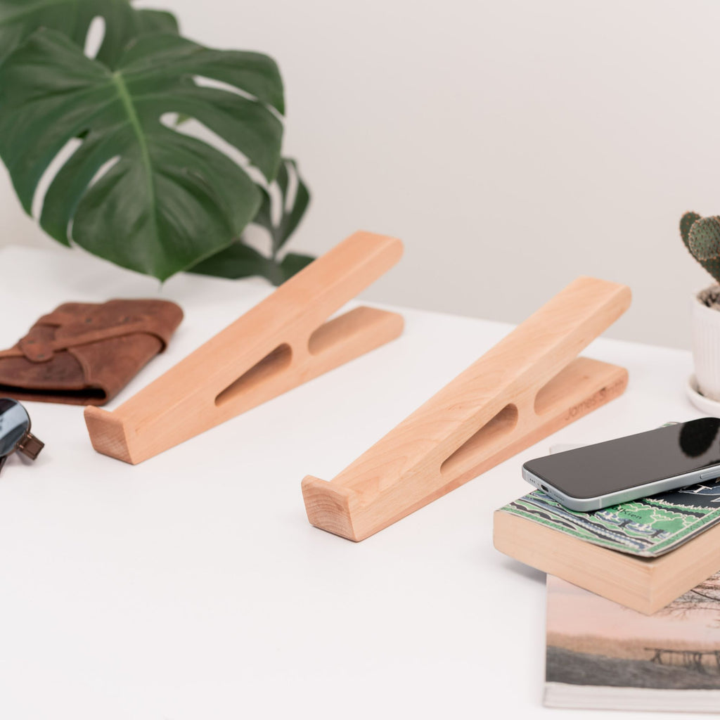 Wooden Laptop Stand – Solid Wood - SJB-DIAMOND ELITES