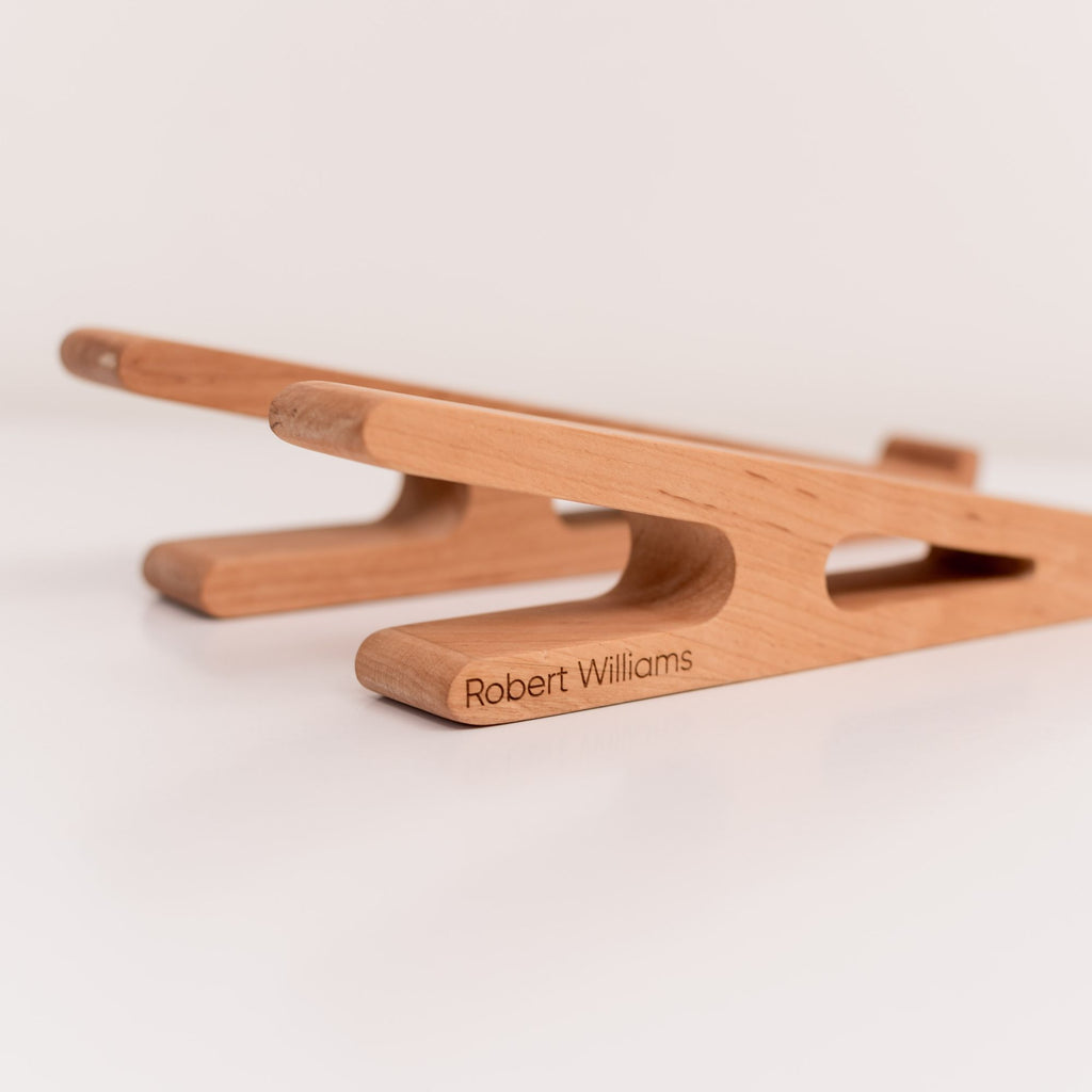 Wooden Laptop Stand – Solid Wood - SJB-DIAMOND ELITES