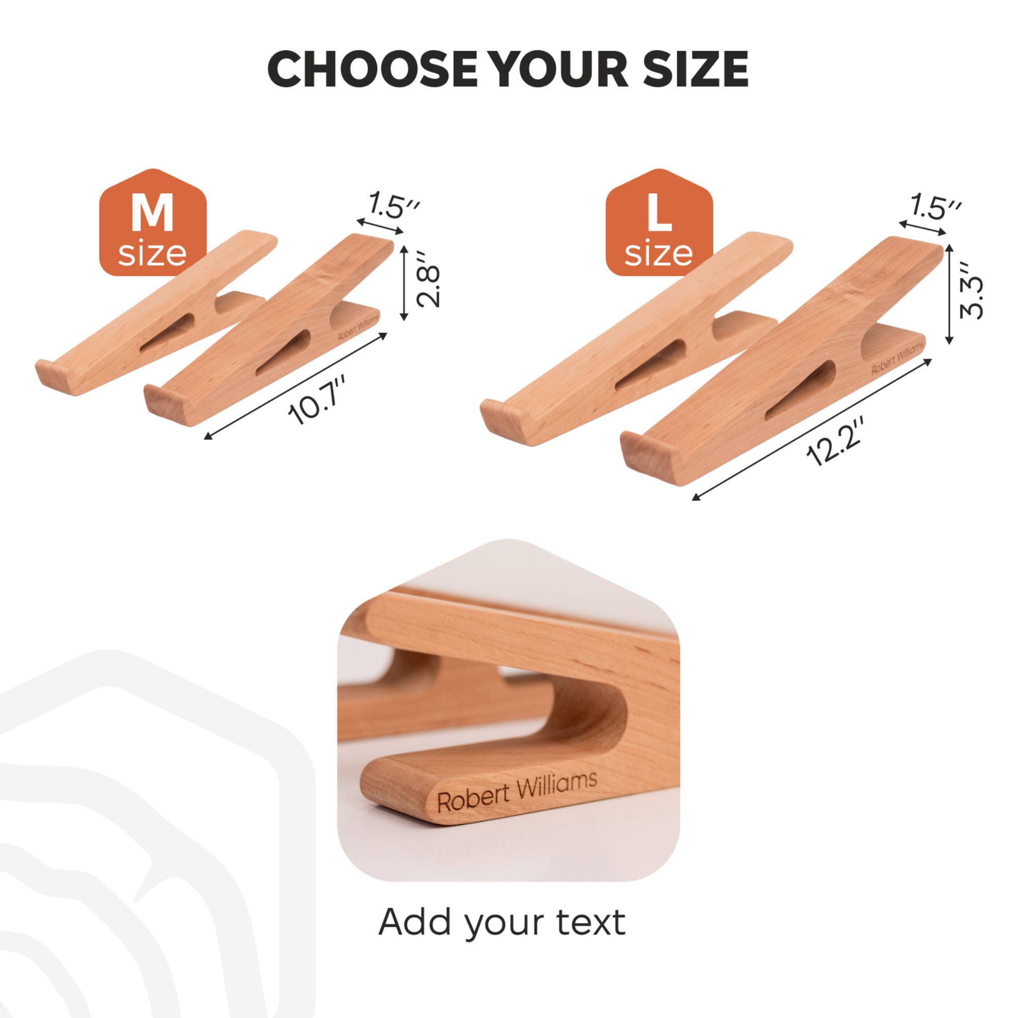 Wooden Laptop Stand – Solid Wood - SJB-DIAMOND ELITES