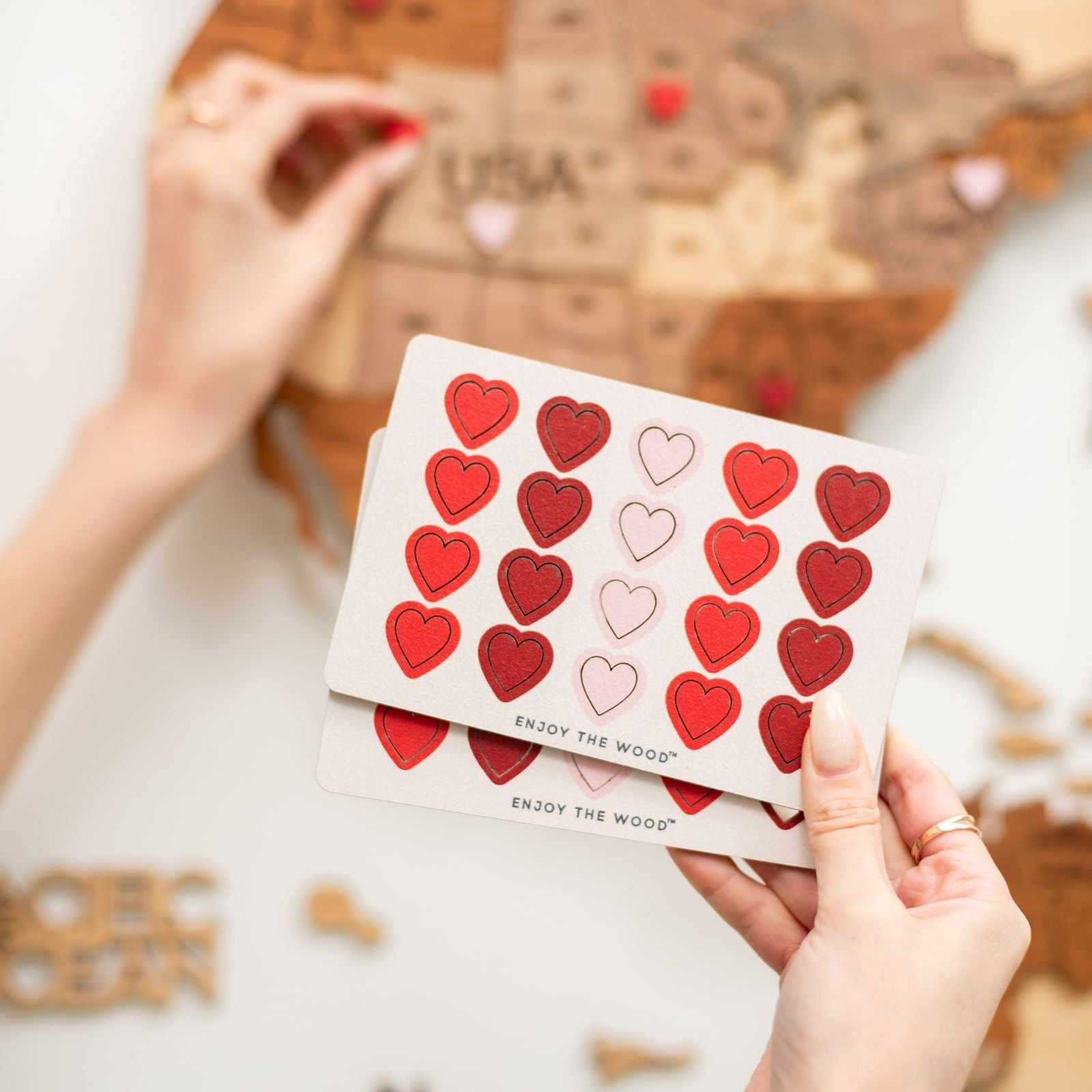 Wooden Love Pins Enjoy The Wood