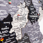 3D Germany Wooden Map Nordik Enjoy The Wood