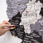 3D Germany Wooden Map Nordik Enjoy The Wood