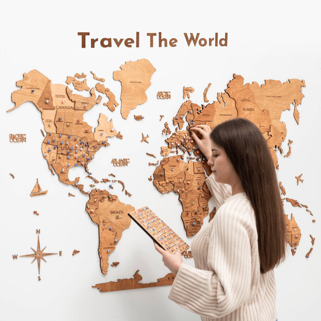 Wooden Map Quotes - SJB-DIAMOND ELITES