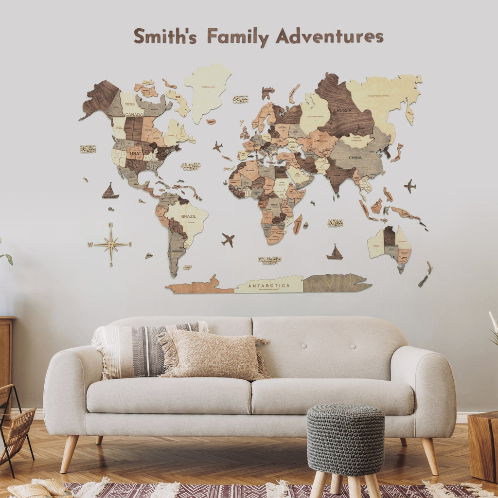 Wooden Map Quotes - SJB-DIAMOND ELITES