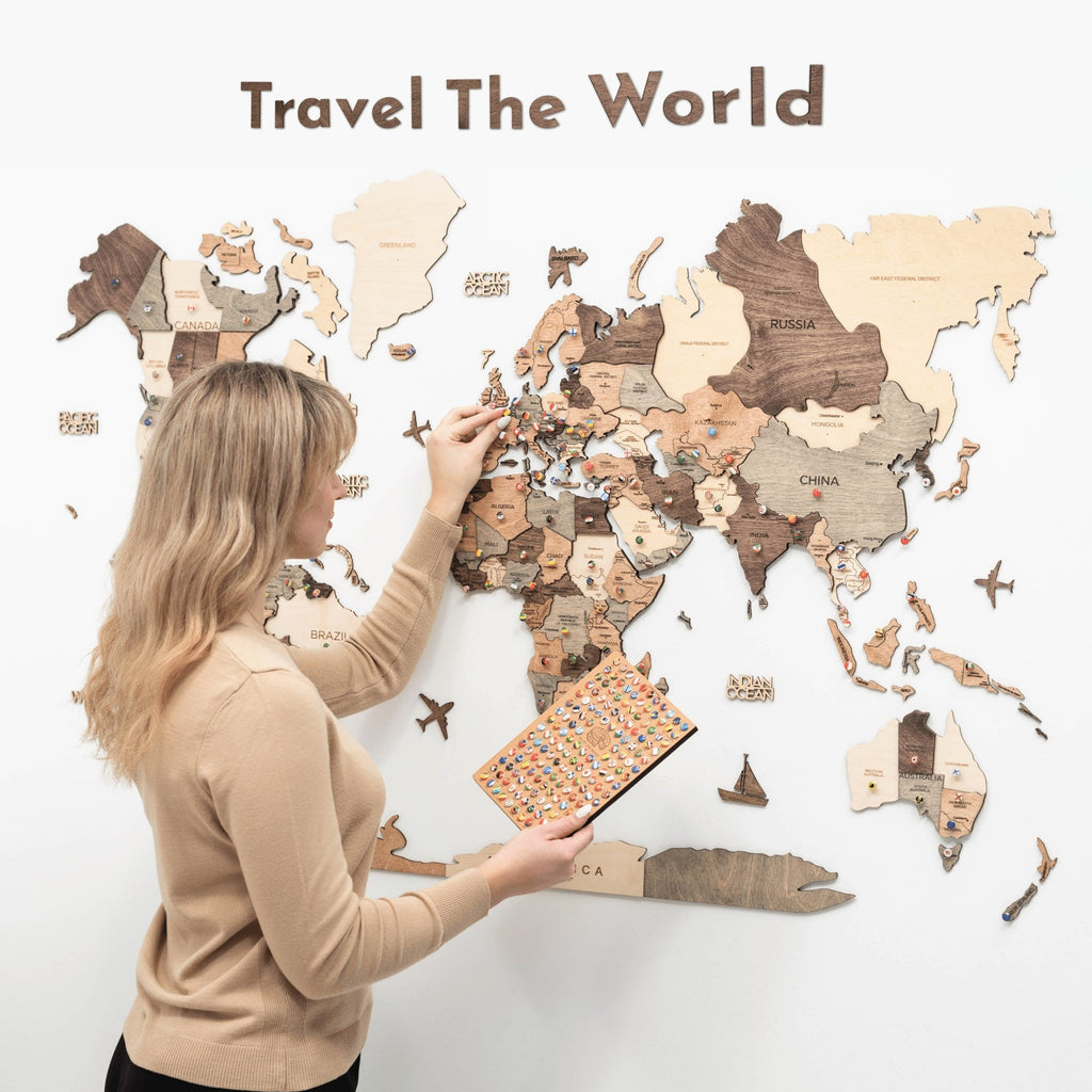 Wooden Map Quotes - SJB-DIAMOND ELITES