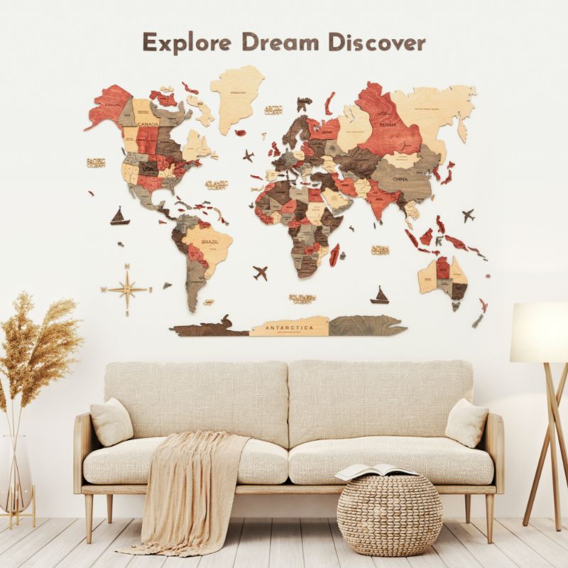 Wooden Map Quotes - SJB-DIAMOND ELITES