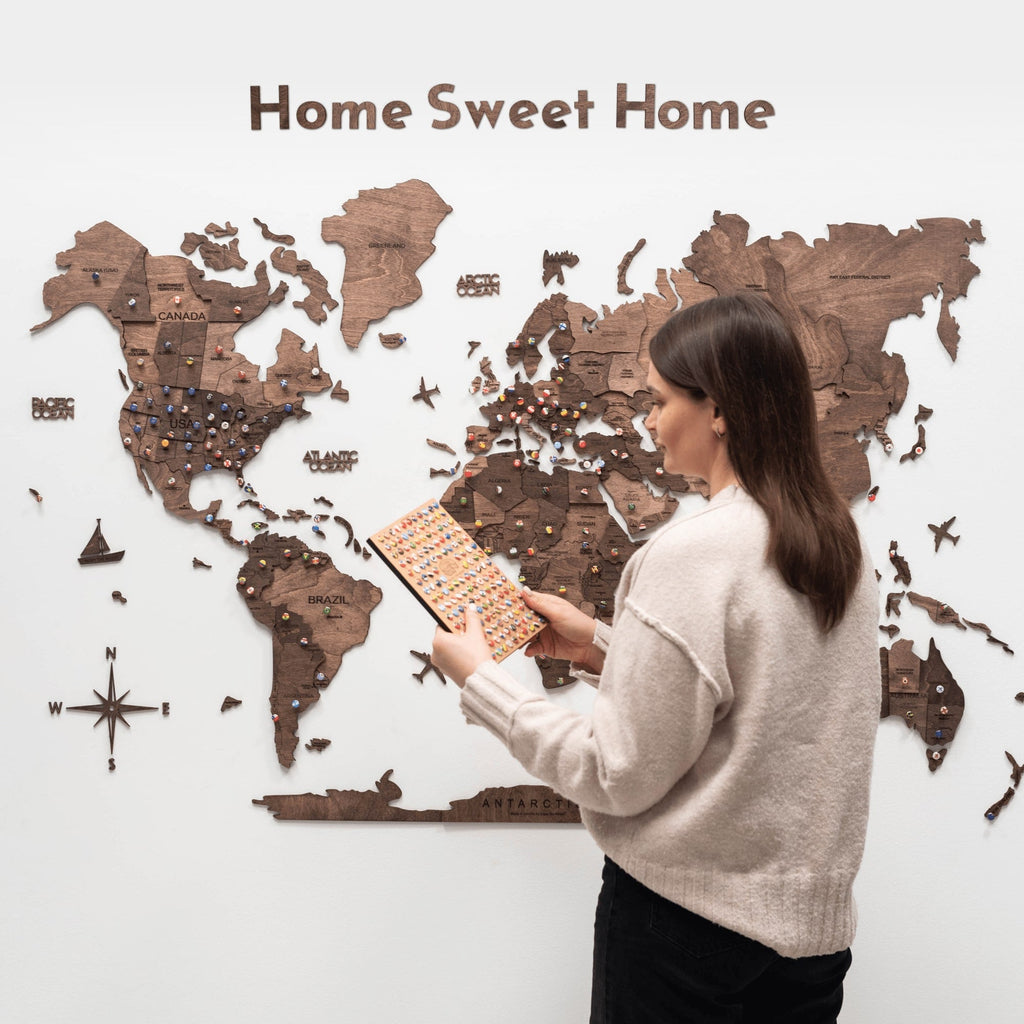Wooden Map Quotes - SJB-DIAMOND ELITES