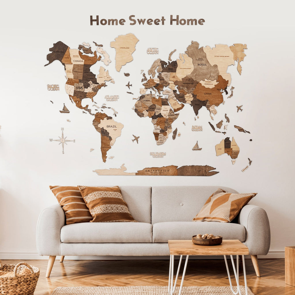 Wooden Map Quotes - SJB-DIAMOND ELITES