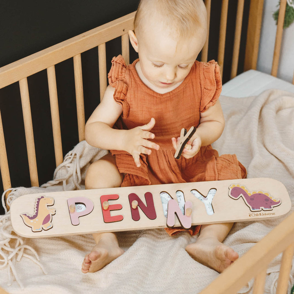 Girl Dinosaur Name Puzzle - SJB-DIAMOND ELITES