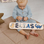 Boy Dinosaur Name Puzzle - SJB-DIAMOND ELITES