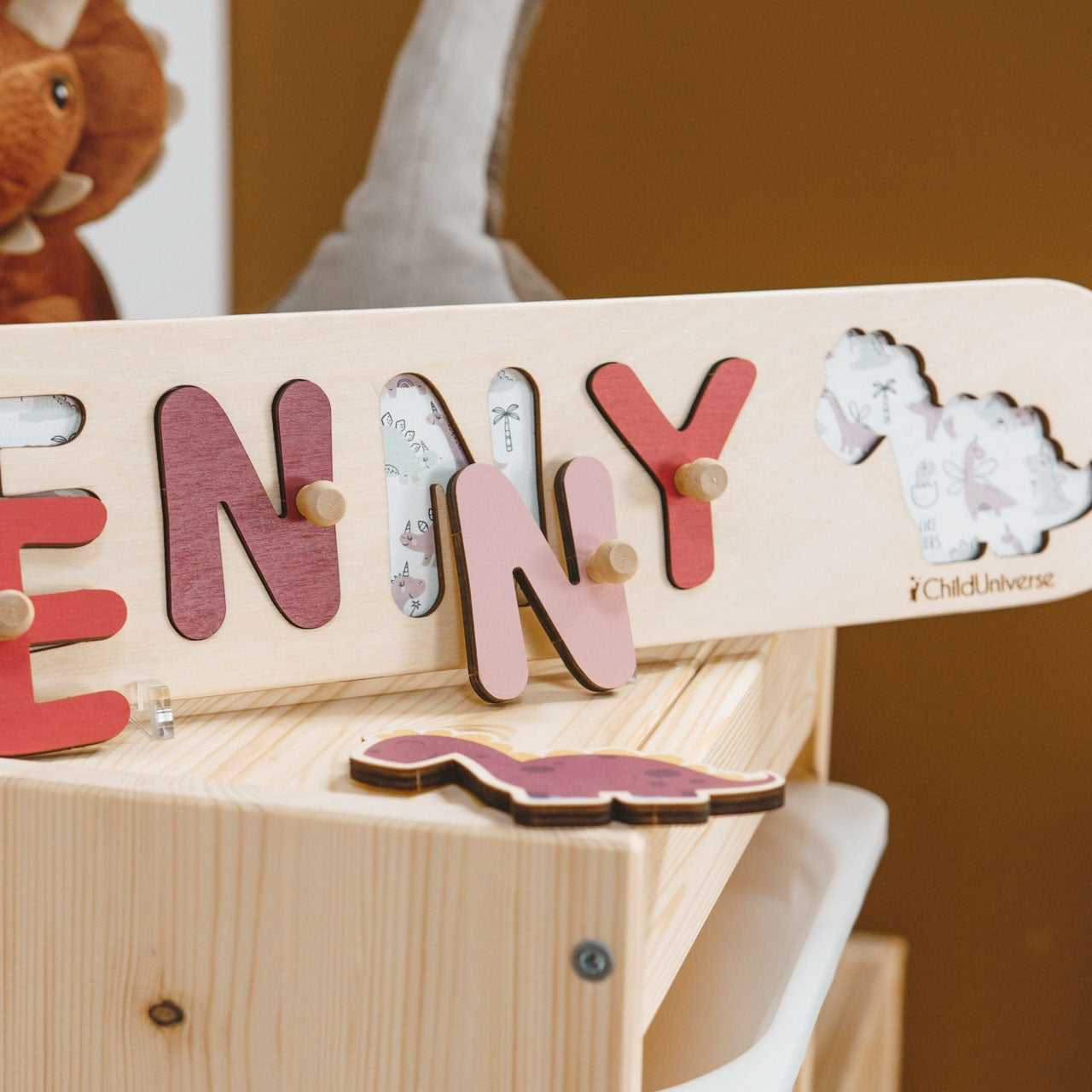 Girl Dinosaur Name Puzzle - SJB-DIAMOND ELITES