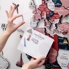 Bundle: Photo Frames, Flags, Airplane, and Sightseeings Pins Enjoy The Wood