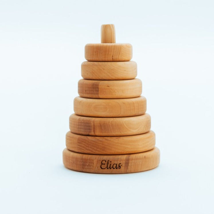 Natural Wood Ring Stacker - SJB-DIAMOND ELITES