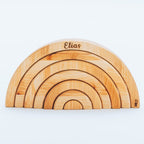 Natural Wood Rainbow Stacker - SJB-DIAMOND ELITES