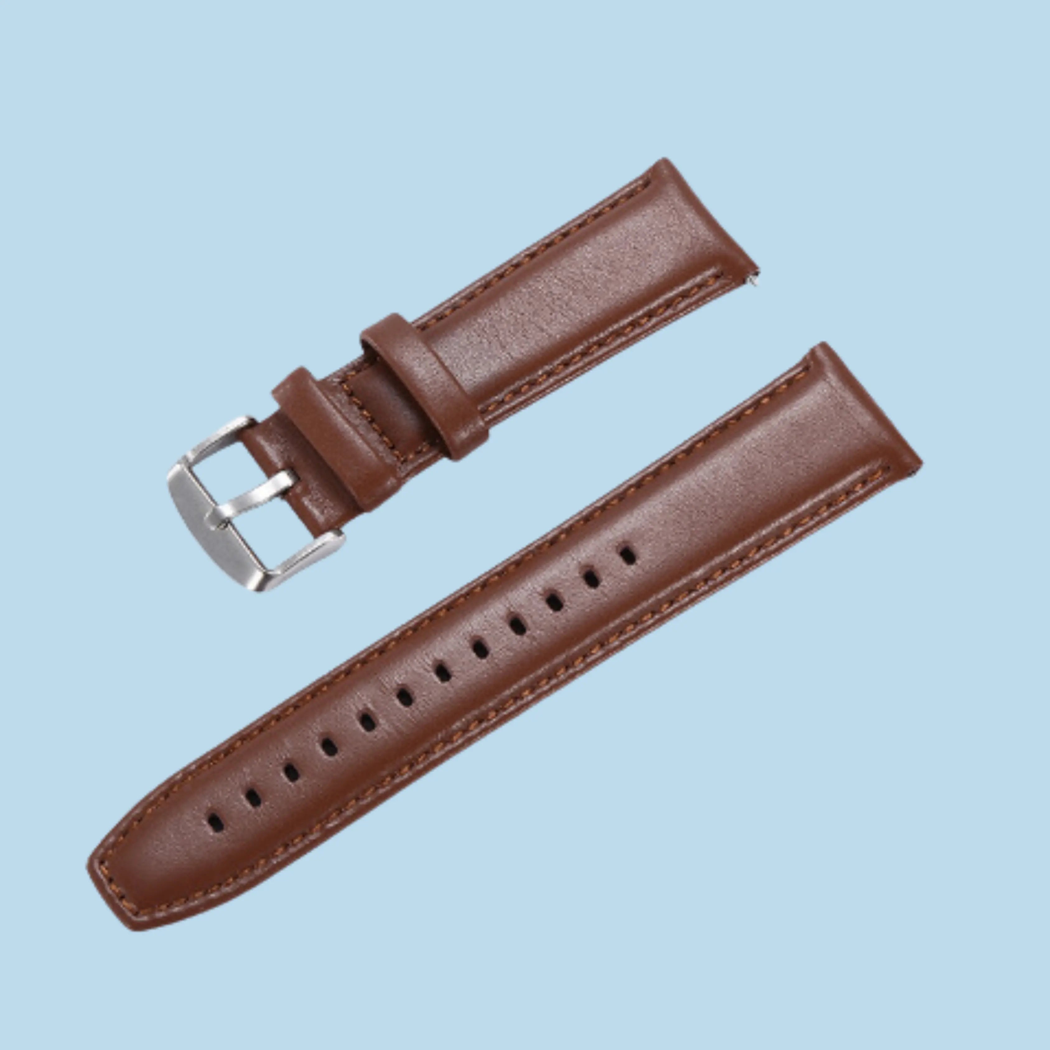 Brown Leather Watch Band Pi-Mart