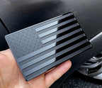 2PCS Metal USA Flag Sticker American Car Truck Decal Emblem Black Pi-Mart