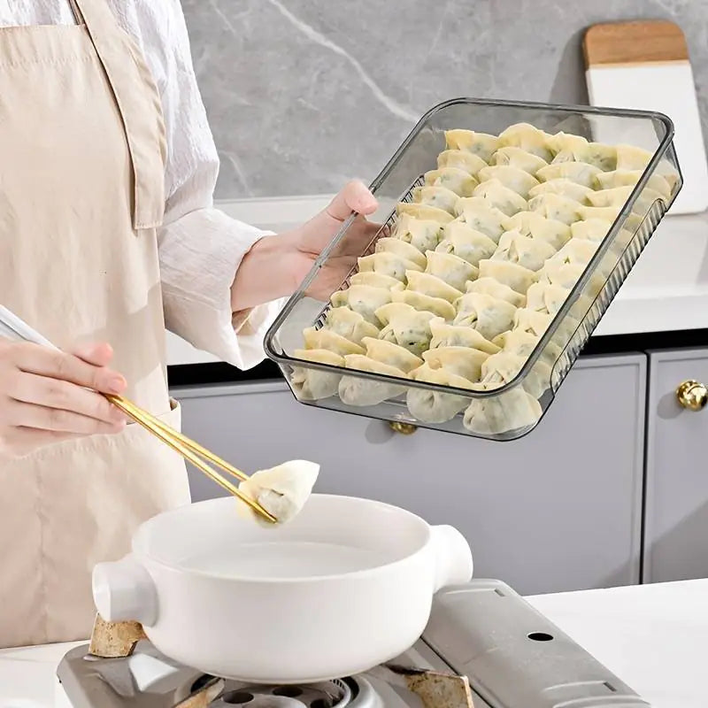 Transparent Dumpling Storage Box Pi-Mart