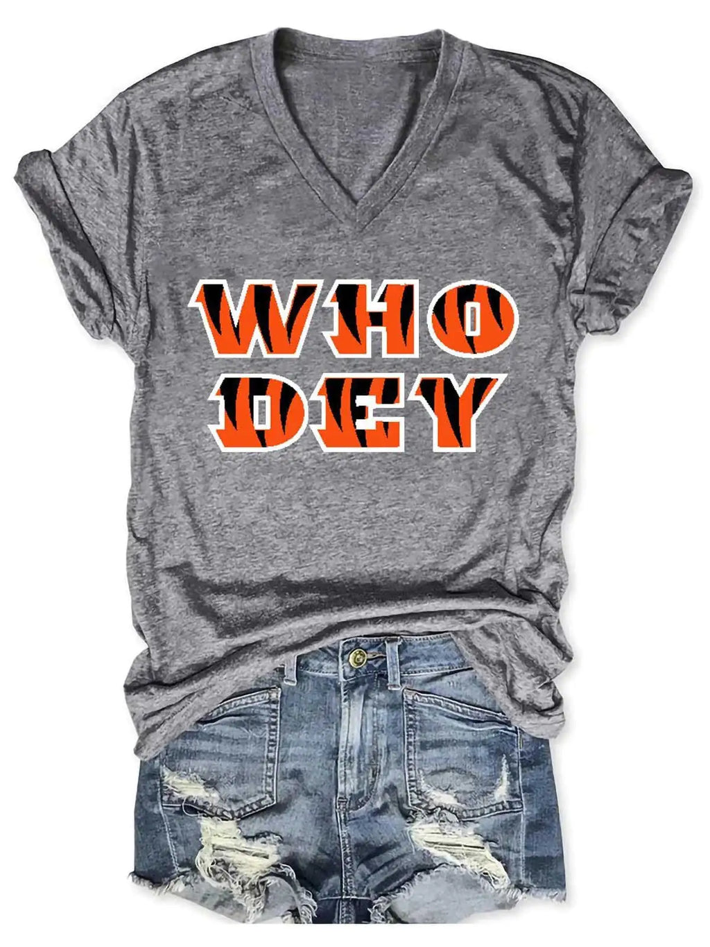 Women Who Dey V-Neck Shirt Pi-Mart