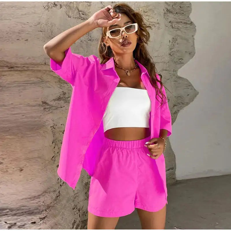 Style Shorts and Shirt Set Pi-Mart