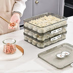 Transparent Dumpling Storage Box Pi-Mart