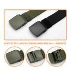 Men's Plastic Cam Buckle Nylon Belt Pi-Mart