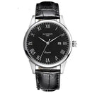 Fashionable Waterproof Couple Watches with Leather Strap