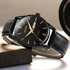 Quartz Couple Watches - Men's Mechanical Dual Calendar