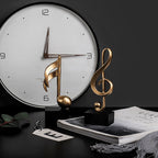 Musical Note Figurines Home Decoration Resin Golden Sculpture Home Decor Desk Piano Office TV Cabinet Ornaments Souvenirs Lootquake LLC