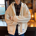 Men's Casual Hooded Jacket - Loose Baseball Coat