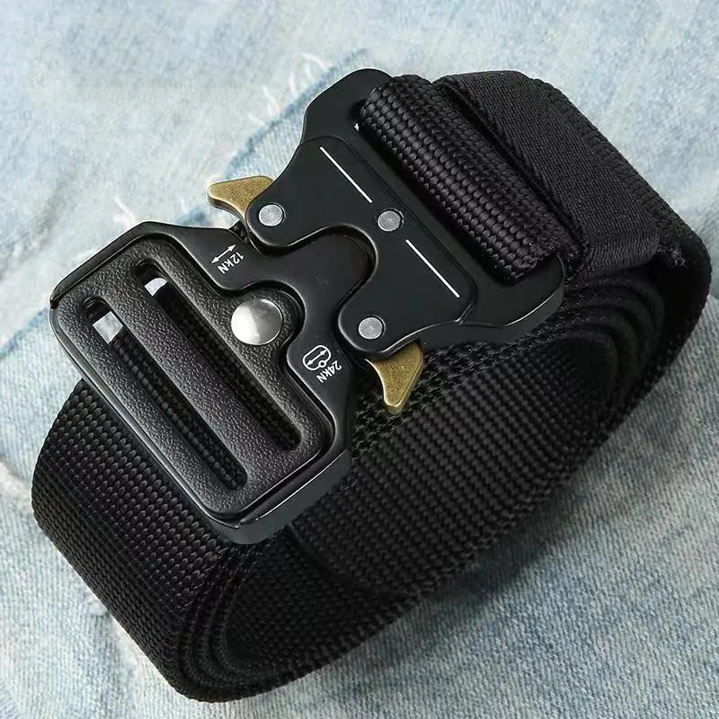 Men's Multifunctional Tactical Canvas Hunting Belt Pi-Mart