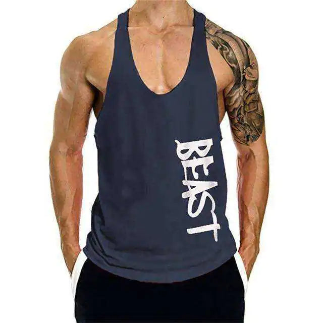 Beast Print Fitness Muscle Shirt Pi-Mart