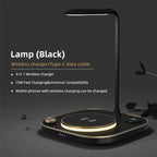 15w Fast 3 In 1 Wireless Charger Lamp Pi-Mart
