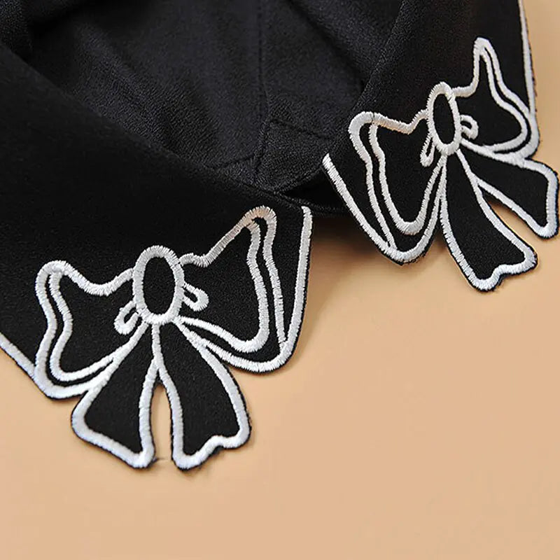 Embroidery Fake Women Collar Shirt Pi-Mart