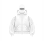 Fleece-Lined Dual Hood Sweatshirt Pi-Mart