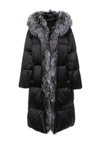 Charlotte Genuine Silver Fox Down Parka - SJB-DIAMOND ELITES