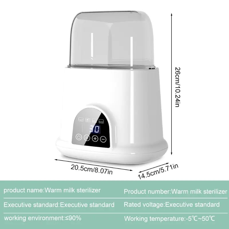 Smart Thermostat Baby Bottle Heater and Sterilizer