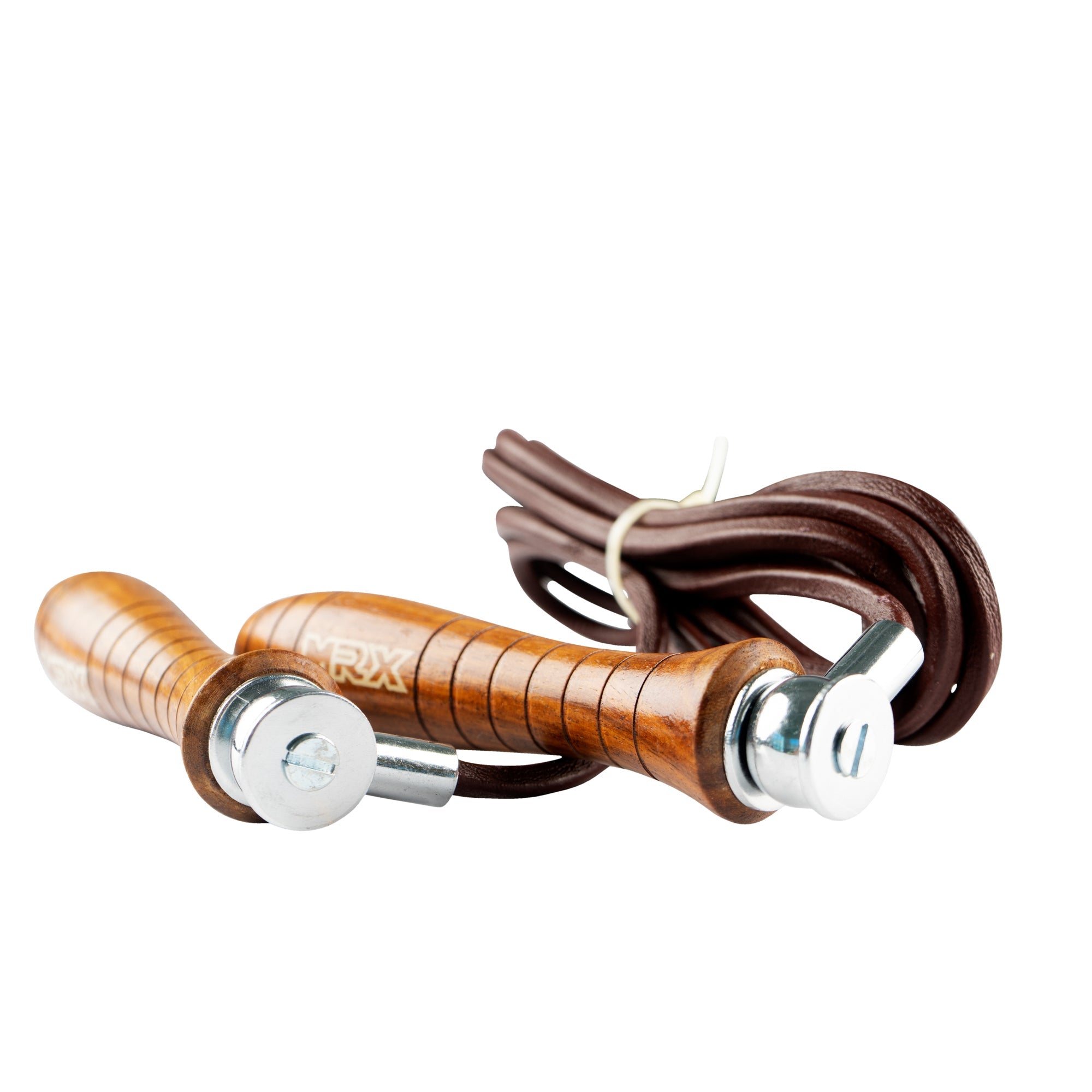 MRX Weighted Leather Jump Rope Heavy Duty Wood Handle - SJB-DIAMOND ELITES