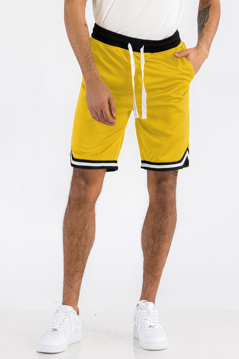 Mens Striped Basketball Active Jordan Shorts - SJB-DIAMOND ELITES