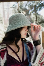 Reversible Teddy Suede Bucket Hat - Winter Cozy - Two-Way Stretch Fit