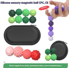 Silicone Sensory Magnetic Ball Toy Pi-Mart